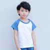 200g26 Algodão Penteado Ombro Raglã Gola Redonda Manga Curta Camiseta Primavera e Verão Manga Curta Verão Cor Sólida Estilo Ocidental Estilo Coreano Sem Capuz