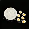 Juguete de Comida DIY Panecillo Pequeño, Siomai, Empanadilla Frita, Huevo Frito, Empanadilla, Molde para Amasar, Molde de Silicona Divertido para Amasar