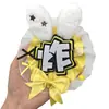 Etiquetas de Nombre Reflectantes Originales de Tela No Tejida DIY para Celebridades, Dijes para Mini Mochilas, Accesorios Esenciales de Apoyo para Fans