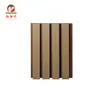 Paneles Great Wall de plástico-madera de primera generación hechos a medida para muros de patios interiores y exteriores, paneles de pared de autoinstalación, enrejado de eco-madera
