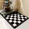 Tapete Drenante para Fregadero de Cocina Tapete Aislante de Calor para Vajilla Absorbente y de Secado Rápido Posavasos Doméstico Resistente al Frote Prueba de Aceite Secado sin Lavado Manteles Individuales para Encimera