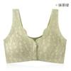 Lace mom underwear sutiã feminino com fivela frontal sem fio sutiã push up sutiã de meia-idade e idoso mulheres plus size sutiã sem costura
