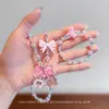Nuevo Collar de Cuentas Hecho a Mano Transparente de Resina con Dibujos Animados Lindos para Niños y Niñas con Colgantes de Colores y Accesorios de Princesa