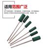 Cabeça de moagem de borracha longa 3mm cabeça de moagem de roda de esponja molde de metal polimento parede interna furo profundo moagem cilíndrica gergelim