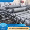 Condensador de tubo de aço inoxidável feito sob medida Condensador de alta pressão de aço inoxidável 304 Condensador de evaporação de óleo