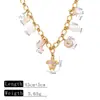 Collar Colgante de Tortuga Perla Luna Transfronterizo Accesorios Lujo Ligero Nicho Estilo Vacaciones Verano Dopamina Mujer Gama Alta