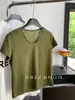 Camiseta Sencilla de Color Sólido con Hombro Recto Estilo Coreano Nuevo Verano 2026 para Mujer, Top Delgado de Manga Media Estilo Relajado