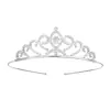 Niños y Niñas Princesa Corona Simple Linda Diadema Bebé Festival Actuación Accesorios para el Cabello Corona de Cumpleaños Corona para Pastel