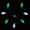 Colar luminoso Coolette colar de trevo masculino e feminino 7 luzes lâmpada LED joias luminosas cordão de luz luminoso transfronteiriço