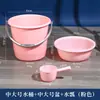 Cubo de Plástico Grueso Extra Grande con Asa, Cubo de Agua para el Hogar, Cubo para Lavandería y Baño de Dormitorio Estudiantil, Cubo para Remojar Pies, Cubo de Almacenamiento de Agua