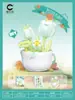 Senbao 611050 Caja de Música de Té de Flores Juguete de Ensamblaje Infantil Compatible con Bloques de Construcción de Juguete de Alta Calidad Regalo de Flores Venta al por Mayor