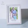 Moldura de Foto Infantil Minimalista Branca Vazia de 5 polegadas Display Estilo Ins Moldura de Foto Pequena de 5 polegadas Ornamento de Foto Criativo de Madeira Sólida