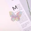 Directo de fábrica 5 cm capa única Mariposa Mágica accesorios tela pegatinas accesorios para el cabello diy material hecho a mano bordado mariposa