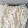 Conjunto de Pijama de Otoño para Mujer Wan'niangge con Diseño de Elefantito y Lazo, Manga Larga y Pantalón, Corte Holgado, Tallas Grandes, Dulce Nuevo Conjunto de Pijama