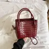 Bolsa Tejida de Verano 2026 Transfronteriza Ins Moda Retro Bolso de Mano Simple Gran Capacidad Bolso Cruzado de un Solo Hombro