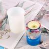 Bricolaje Goteo de Pegamento de Cristal Bandeja para Velas de Aromaterapia Molde de Goteo de Pegamento Bandeja de Almacenamiento Grande Mediana Pequeña Molde de Goteo de Pegamento
