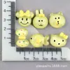 Pasador Clip Bb Oso Dibujo Animado Accesorios de Resina Conejo Pez Pajarita Tocado Diadema Paquete de Materiales Hechos a Mano DIY
