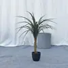 Madeira de Ferro Sangue de Dragão Artificial Transfronteiriça Sofá Lateral Hotel Paisagismo Plantas em Vasos Internos Decorações Fabricante Feito Sob Medida Plantas Verdes Flores Artificiais