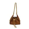Bolso de hombro único con patrón de diamantes, bolsa para debajo del brazo con cordón de cadena, bolso nuevo de gran capacidad, bolso tipo cubo para ir al trabajo, bolso cruzado, bolso versátil