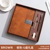 Caixa de Presente Personalizada para Caderno Conjunto Caderno A5 Executivo com Capa de Couro Macio Caderno de Alto Valor com Logotipo Personalizado