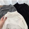 Terciopelo alemán para niños, camiseta básica versátil de cuello alto, otoño e invierno, ropa infantil para hombres y mujeres, camiseta de manga larga para bebés y niños, abrigo de otoño