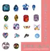 Joyería Personalizada de Cristal de Diamante de Cristal, Varias Formas, Formas Poligonales e Irregulares, Arte de Uñas y Personalización de Cristal No Tradicional