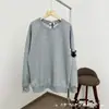 Suministro Transfronterizo 26 Primavera y Otoño Color Sólido Algodón Sudadera de Cuello Redondo Estilo Pareja para Hombre Holgada de Manga Larga En Stock