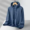 Sudadera deportiva para hombre engrosada, nuevo modelo 2025, chaqueta con capucha para primavera y otoño, top casual de moda de marca ins