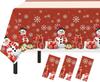 Toalha de mesa de Natal da Amazon, toalha de mesa descartável para festa, fabricante de bandeiras de mesa personalizadas por atacado