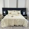 Novo Estilo Primavera e Verão 2026 Colcha de Verão em Seda Lavada, Colcha de Resfriamento de Verão, Colcha de Ar Condicionado, Conjunto de Cama de Quatro Peças