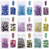 Strass de Tamanhos Mistos Ss3-Ss16 com Verso Plano para Capas de Celular, Strass de Vidro Cristal DIY para Arte de Unhas Criativa, Acessórios Decorativos Mistos