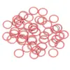 Anéis Circulares Coloridos, Anéis Simples e Duplos, Acessórios para Joias DIY Feitos à Mão, Anéis Circulares Fechados Coloridos, Pulseiras com Contas de Anel Único, Ferro Feito à Mão