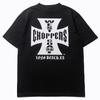 Camiseta Casual de Marca Americana de Moda para Hombre Kanye West Coast Estampado de Hoja Cuello Redondo Manga Corta Camiseta de Media Manga