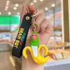Chaveiro de Besta Mítica Popular Figura de Palito de Resina Tubarão Pingente de Vida Marinha Sapo de Borracha Macia PVC