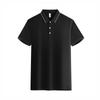 Camiseta de Trabalho de Manga Curta com Lapela de Verão Camisa Publicitária Personalizada para Equipe Camisa Cultural Camisa Polo Roupa de Trabalho Bordado Impressão