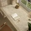 Toalha de Mesa Estilo Americano, Toque de Luxo Leve e de Alta Qualidade, Mesa de Escrita, Protetor de Mesa para Estudo com Proteção Ocular, Impermeável e à Prova de Óleo, Protetor de Mesa para Computador Sem Lavagem