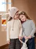[Nuevo Producto] Camiseta de Manga Larga para Niña, Top de Otoño Estilo Francés con Puntos, Camiseta Base para Niños, Ropa Cálida para Bebé