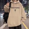 Sudadera para Hombre Otoño e Invierno 2024 Nueva Americana High Street Suelta Moda de Marca para Niños Estampada Pesada con Capucha Chaqueta Polar