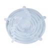 Tampa de Silicone de Grau Alimentício, Tampa para Conservar Alimentos na Cozinha, Tampa de Tigela Seladora Multifuncional, Tampa Redonda Universal de Filme Plástico