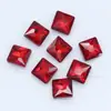 Rhinestone de Forma Especial con Punta Inferior Recta de Ángulo Recto Cuadrado de 8x8 mm Cristal de Cristal Piedra Grande para Joyería DIY Decoración de Zapatos 20 Piezas
