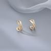 Pendientes sencillos y exquisitos para mujer, diseño veraniego, de plata de ley 2021, nuevos y modernos, de alta gama y con un toque atmosférico.