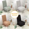 Fábrica de Origen Falda Corta de Polar Funda para Silla Funda para Silla Textil para el Hogar Elástica Antideslizante Funda para Silla