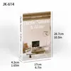 Moda Moderna Minimalista Estilo Ins Libro Falso Libro de Simulación Decoración Suave Muestra Adorno para Estantería de Hotel Atrezo de Libro Decorativo