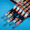 Cordón Personalizado para Identificación con Impresión a Color por Doble Cara, Cordón de Poliéster con Transferencia de Calor con Portatarjeta de Identificación Correa para el Cuello
