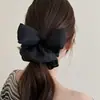 Elástico de Cabelo com Laço Estilo Coreano para Mulheres, Faixa de Cabeça Doce de Alta Qualidade, Acessórios de Cabelo Versáteis para Outono e Inverno 2025