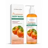 Sabonete Corporal Refrescante de Caqui: Limpeza suave para todo o corpo, remove a oleosidade, proporciona uma sensação de frescor e conforto, hidrata e limpa em um só enxágue