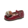 Sapatos de Couro Pequenos Desenho Animado para Meninas, Novo Modelo Outono 2026, Sapatos de Caminhada com Solado Macio para Bebês Meninas, Mocassins da Moda para Crianças Pequenas