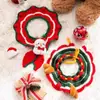 Bufanda de Punto con Cuernos de Reno y Muñeco de Nieve Navideño Transfronteriza para Gatos y Perros, Bufanda de Otoño e Invierno, Accesorios de Disfraz Festivo, Bufanda para Mascotas