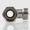 Codo en T de acero inoxidable 4 puntos rosca interior y exterior vivo interior y exterior interior tubería de agua junta de distribución de agua para inodoro accesorios para tuberías de agua