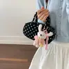Bolso Súper Caliente de Nicho con Lunares para Mujer 2026 Nuevo Moda para Ir al Trabajo Bolso de Hombro Único Cruzado Bolso de Mano Tipo Almohada Bolso Tote Pequeño